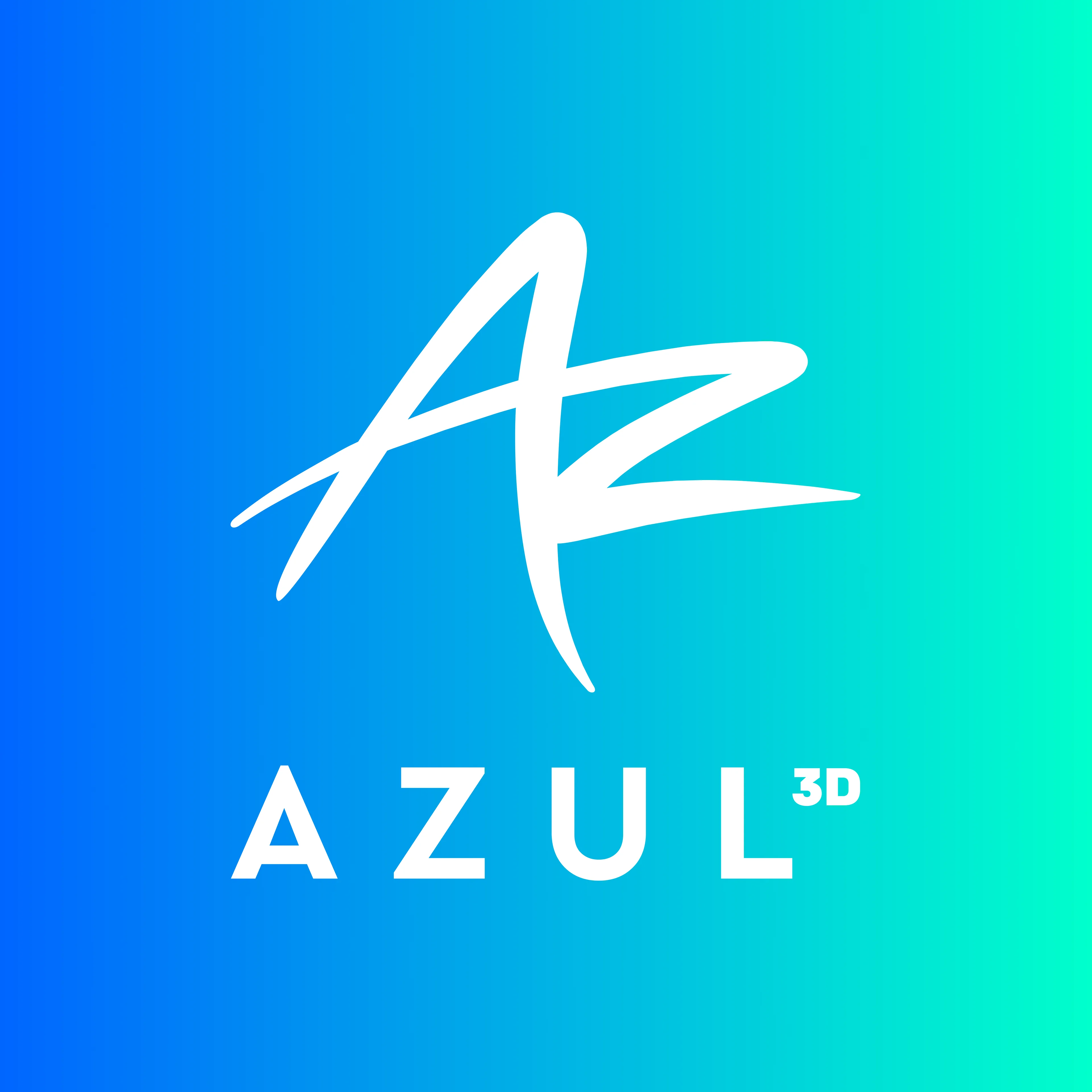 Az logo cyan on gradient