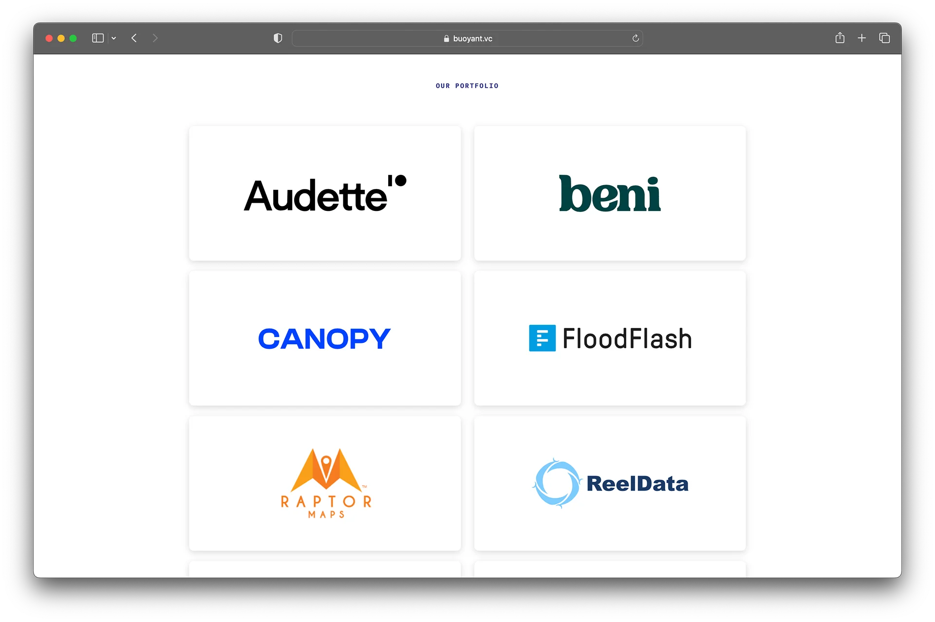 Buoyant newsletter design