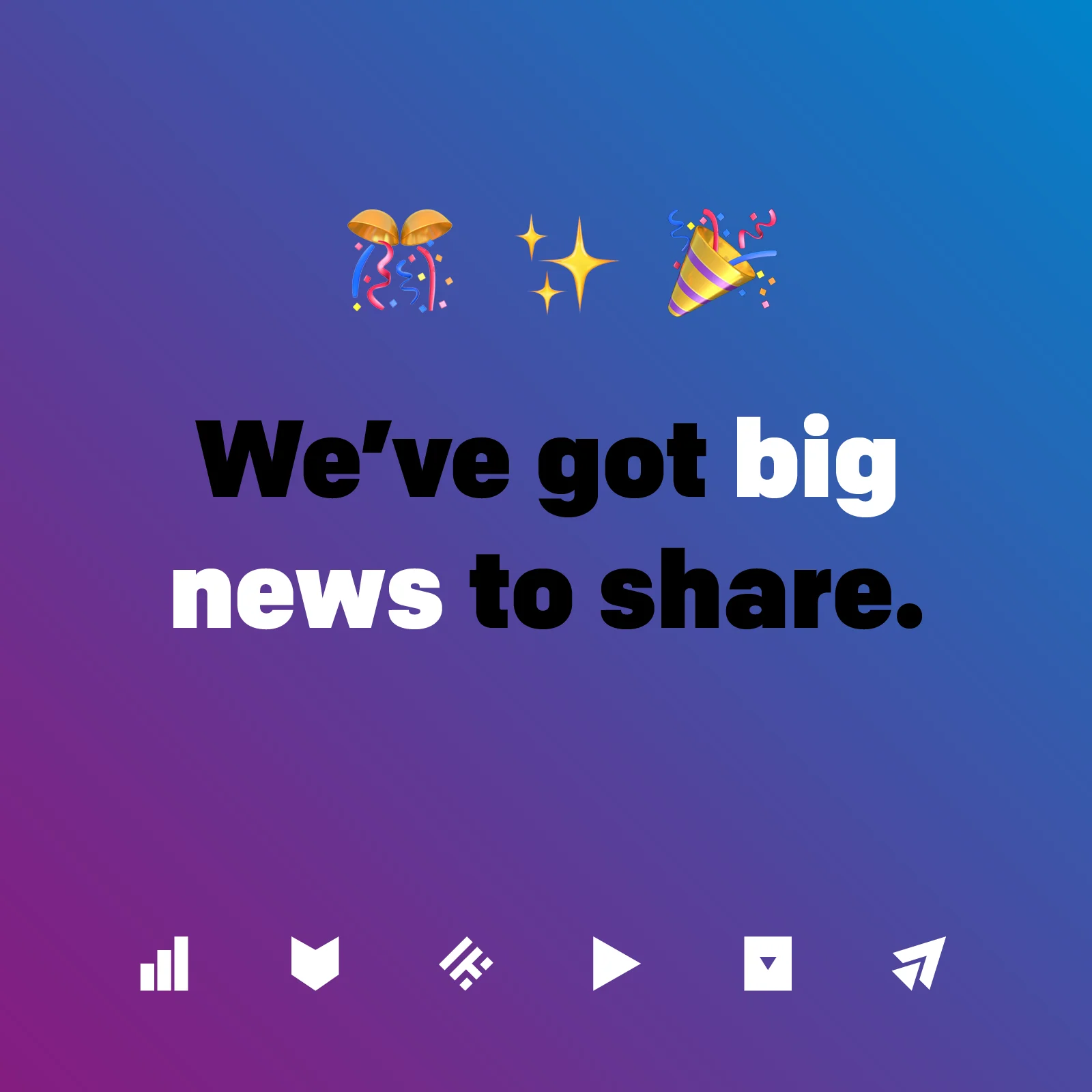 Energize social media launch