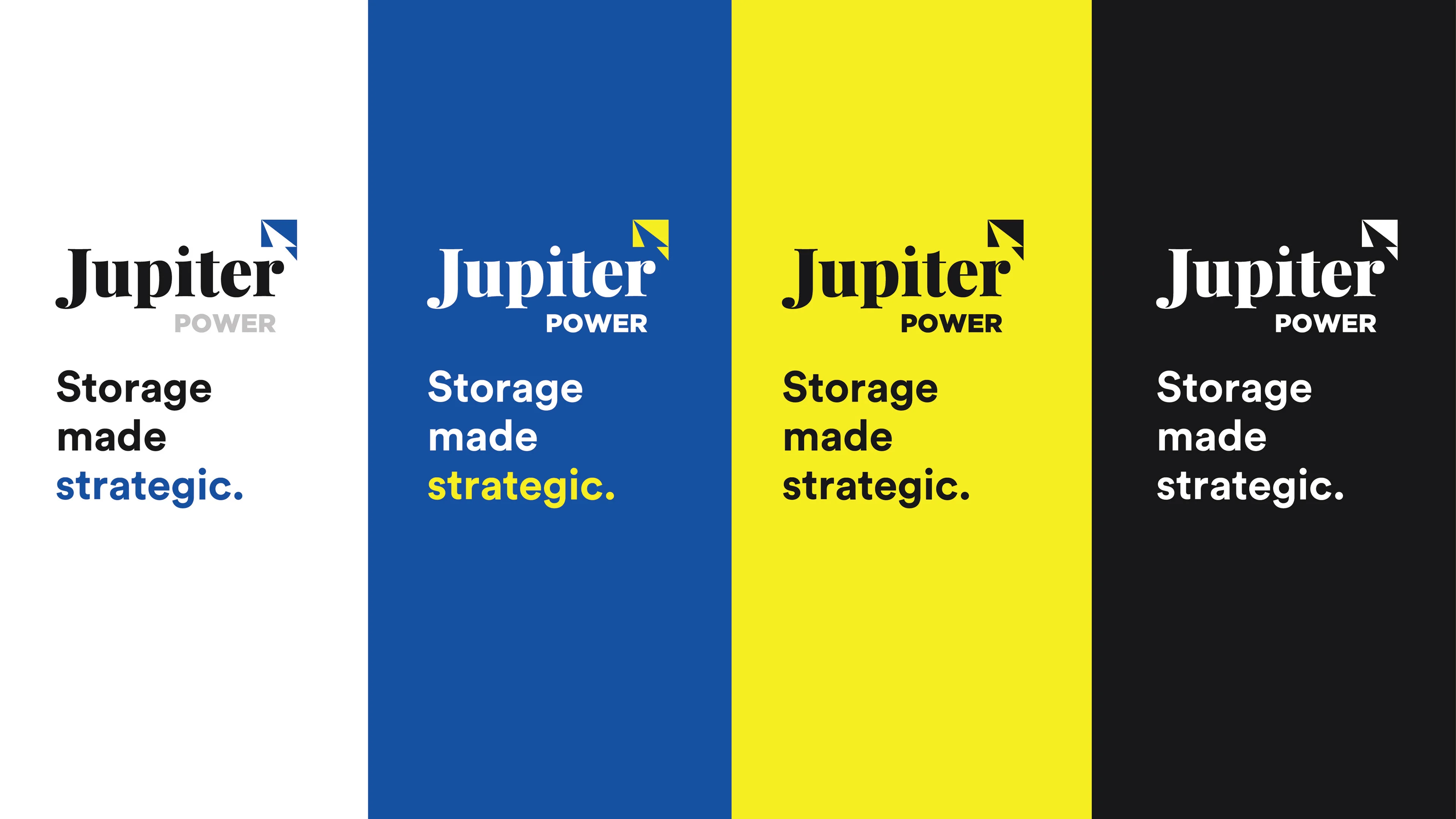 Brand lockups in various colors