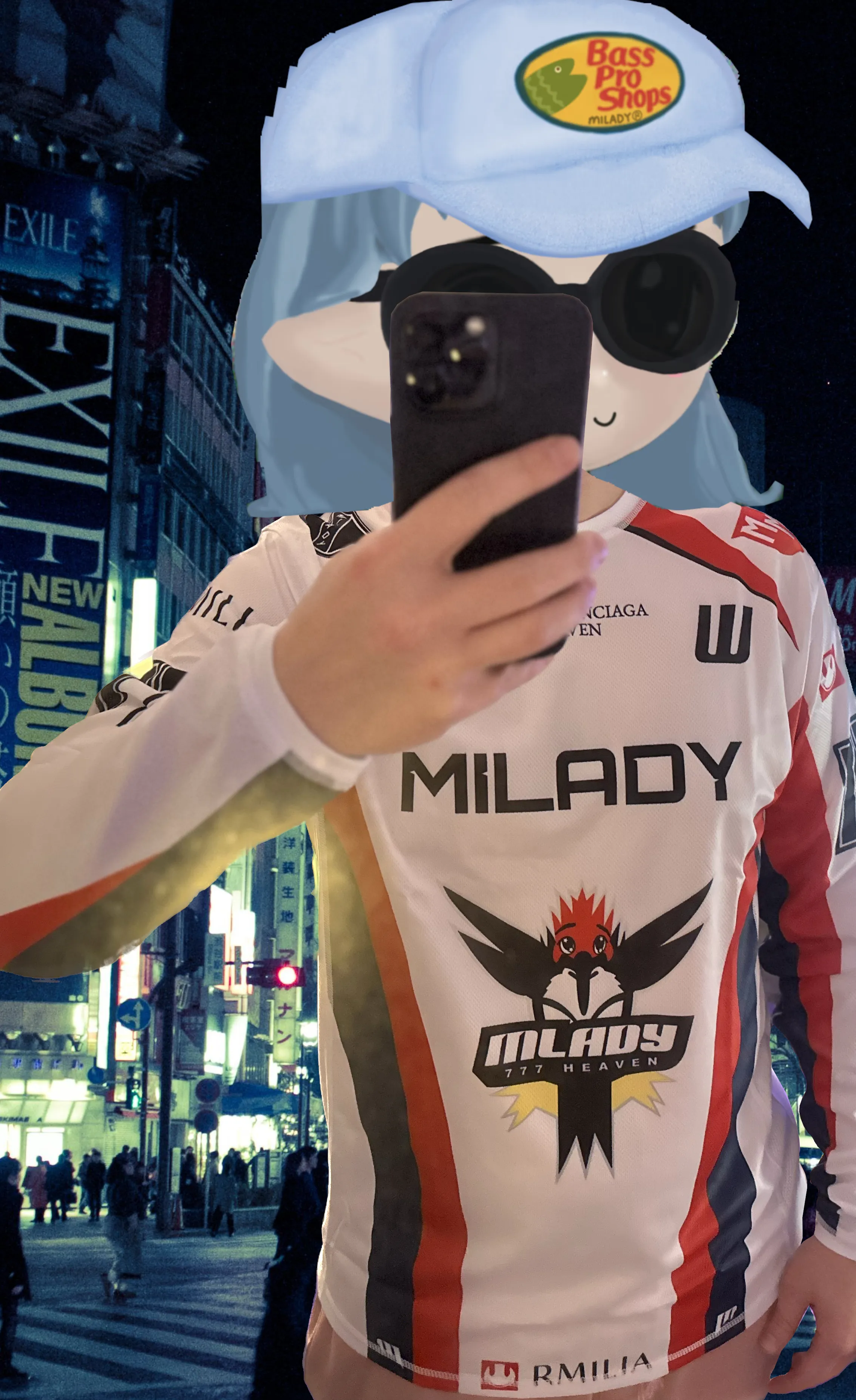 Community member wearing Mi777 jersey