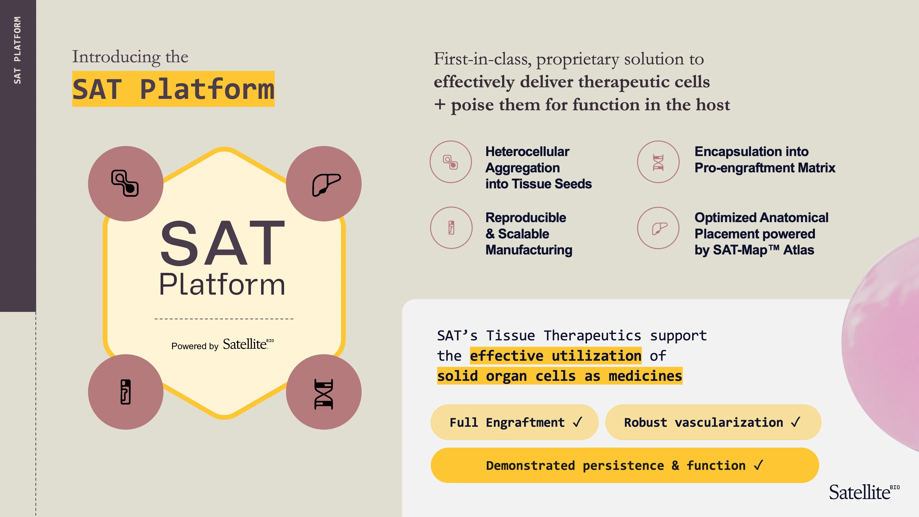 Introducing the SAT Platform architecture