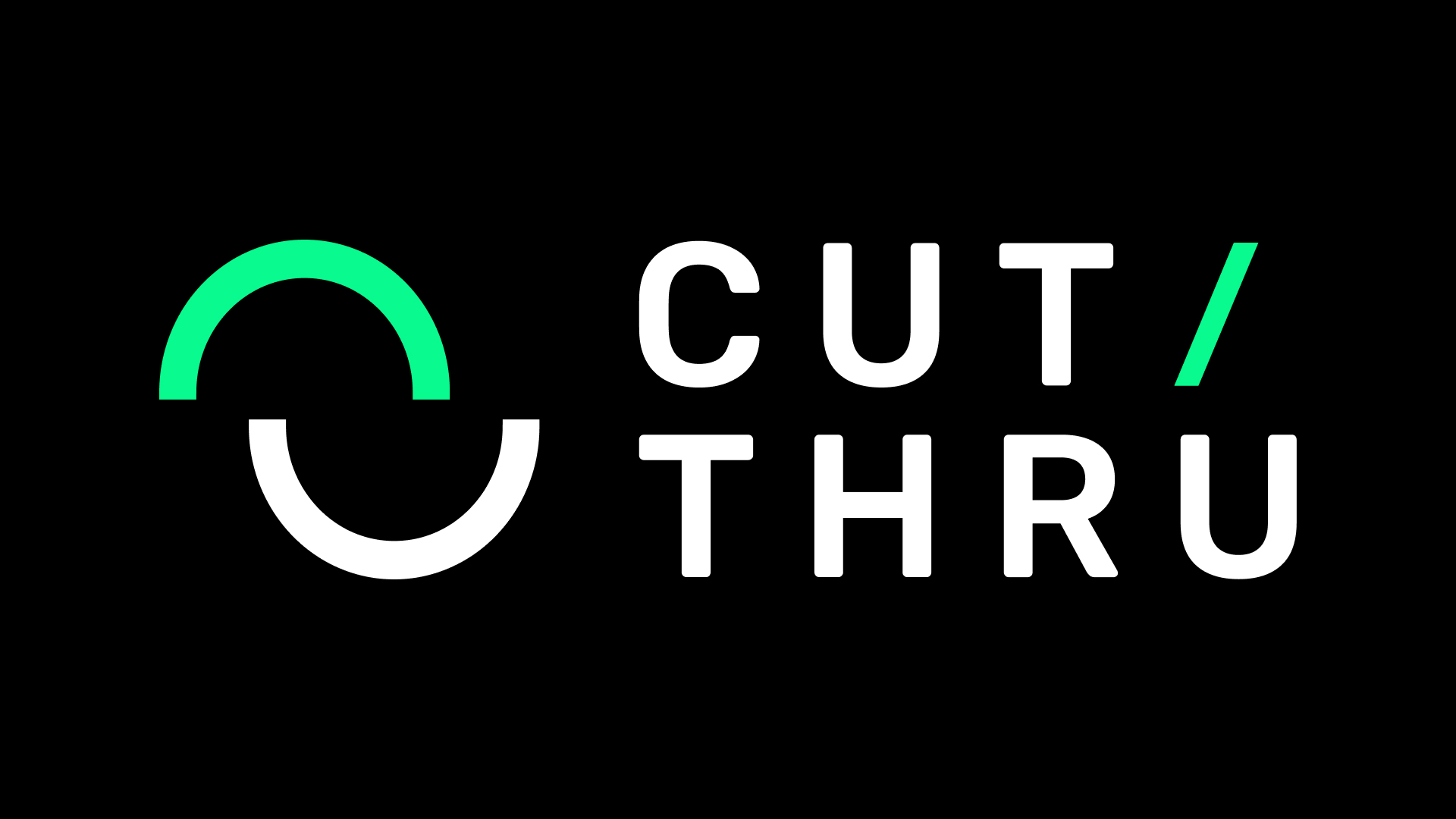 Cut Thru logo lockup